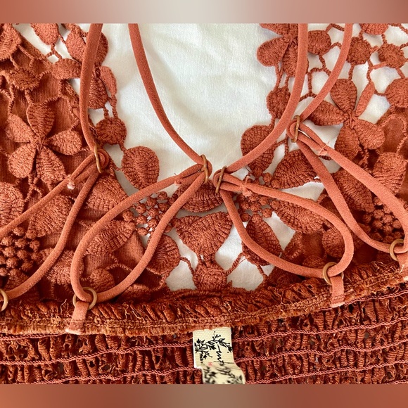 NWOT Free People Miss Dazie Bralette Coconut Shell - Picture 11 of 11